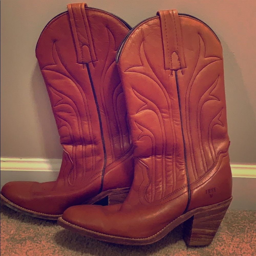 Frye Cowgirl Boots 6 1/2